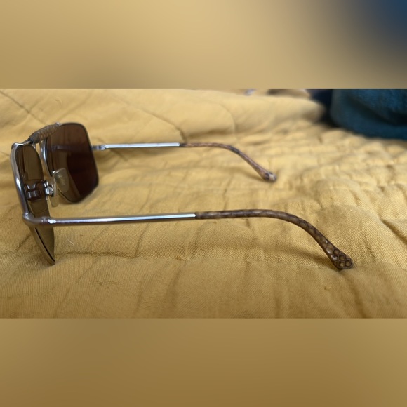 Polo Snakeskin Aviator Sunglasses - Picture 2 of 7